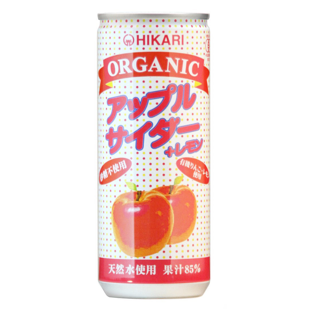 【有機JAS】オーガニックアップルサイダー＋レモン＊８.５kg１ケース３０缶