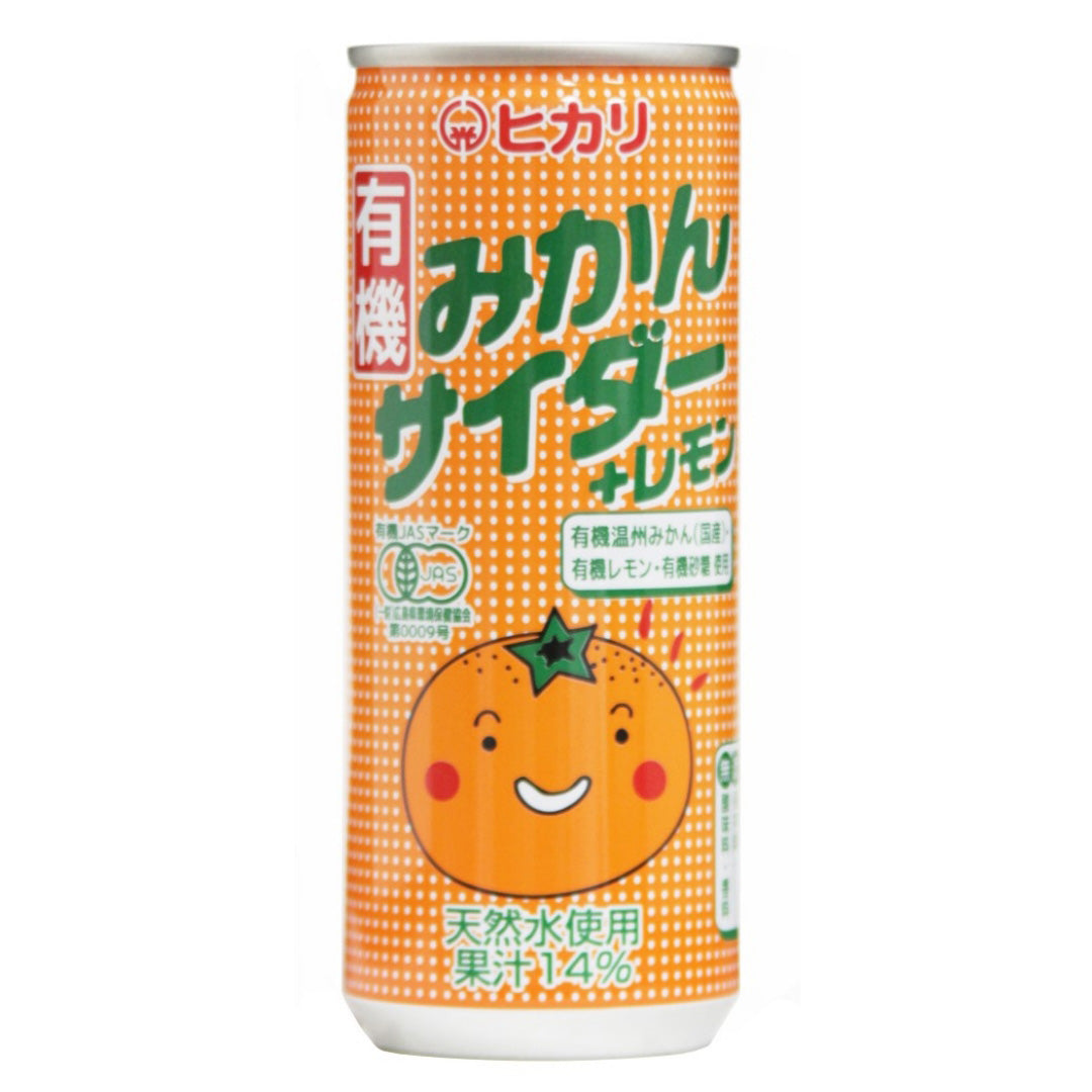 【有機JAS】有機みかんサイダー＋レモン＊１ケース３０缶８.５kg